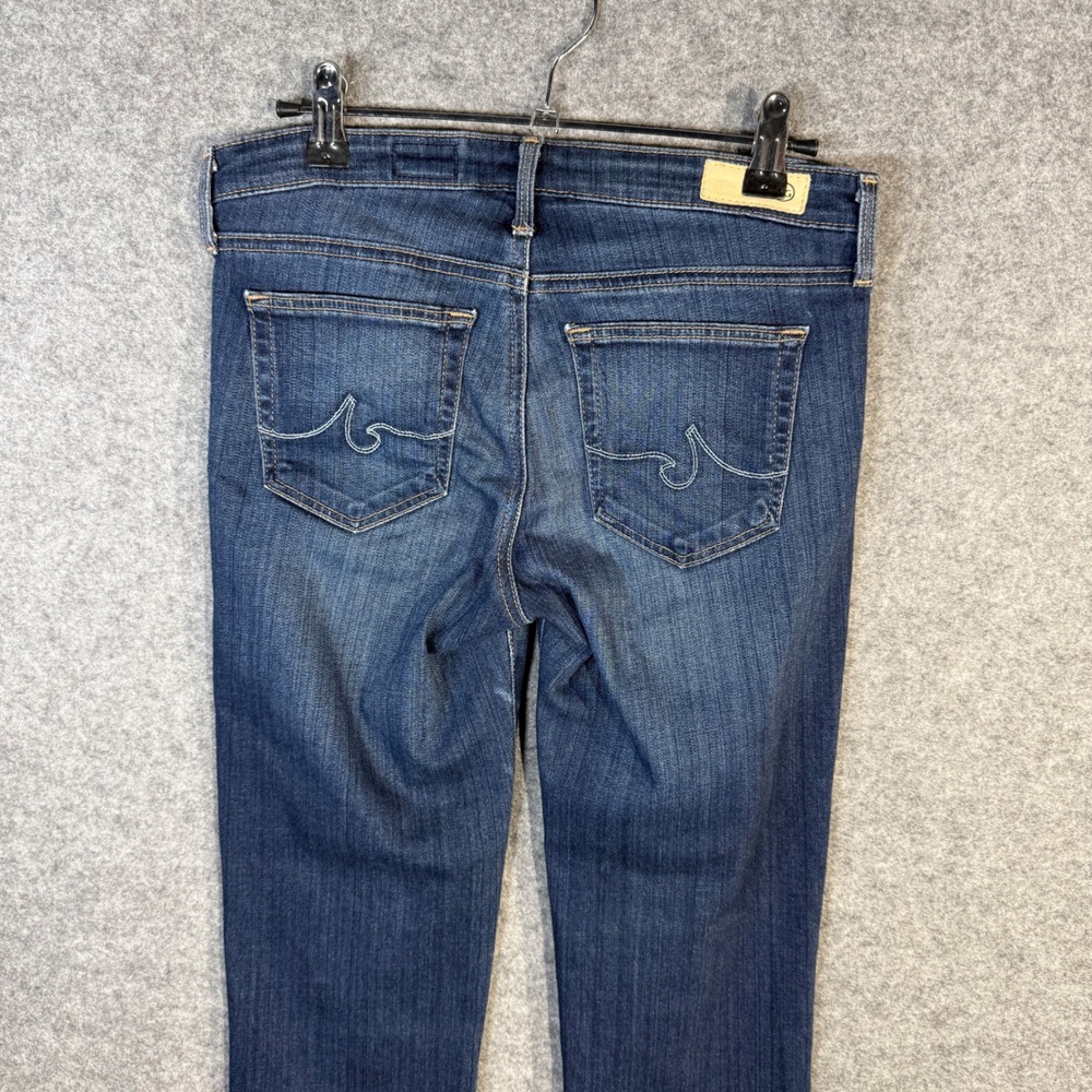 AG Adriano Goldschmied The Prima Mid Rise Cigarette Jeans Dark Wash Women's Size - Picture 6 of 12